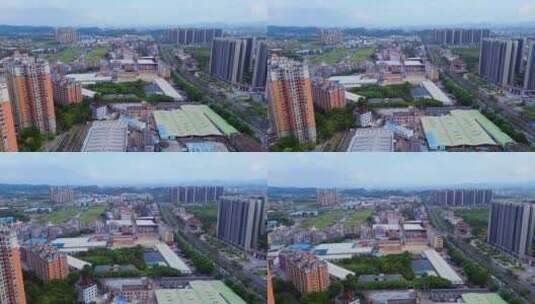 惠州马安 城市风光 大气 航拍高清在线视频素材下载