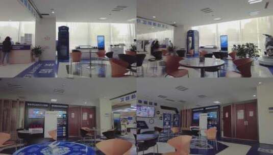 顾客休息区展示厅高清在线视频素材下载