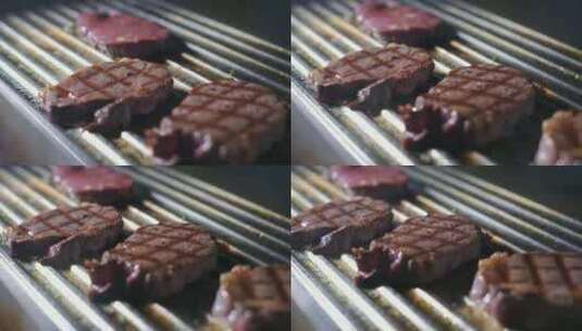 烤肉特写镜头高清在线视频素材下载