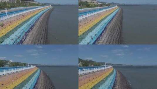 彩虹道，最美海岸线高清在线视频素材下载