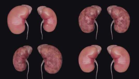 肾衰竭肾病变肾恢复修复高清在线视频素材下载