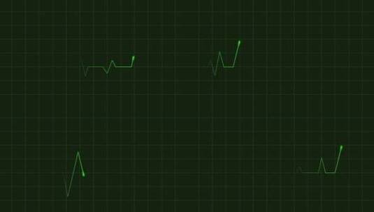心跳显示脉冲动画高清在线视频素材下载