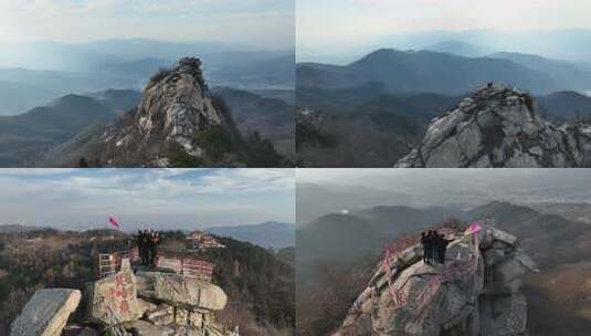 信阳大别山北麓鸡公山茶山美丽风光高清在线视频素材下载