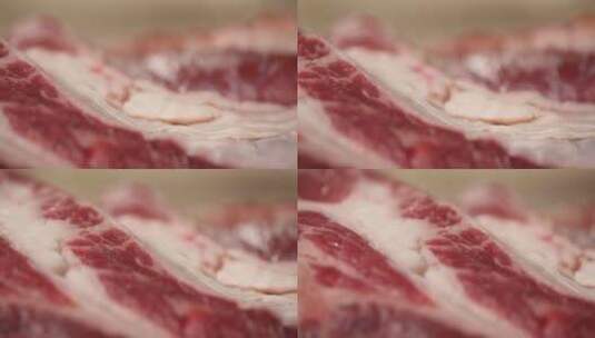 高档牛肉牛排牛肋条高清在线视频素材下载