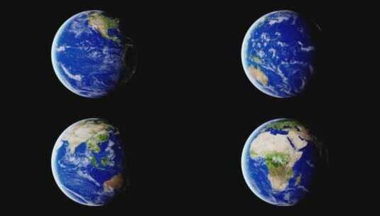 地球自转的动态背景高清在线视频素材下载