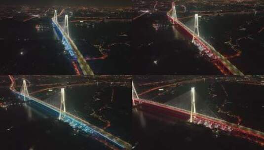 上海徐浦大桥航拍高清在线视频素材下载