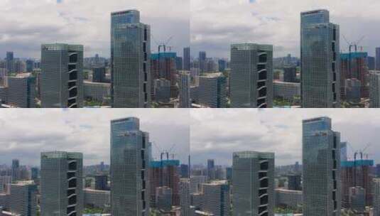 深圳百度国际大厦中景右环绕高清在线视频素材下载