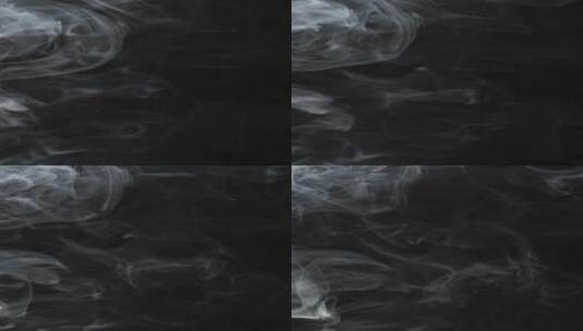 黑色背景和烟雾前景高清在线视频素材下载