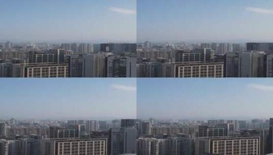 广州鳞次栉比的楼房航拍高清在线视频素材下载