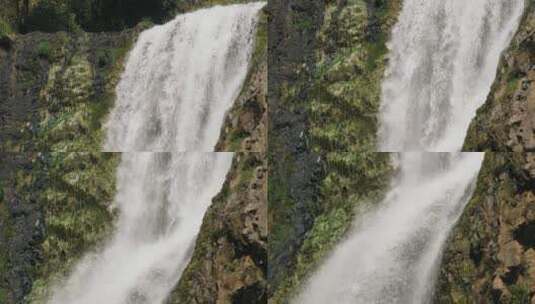 河流水流瀑布水花溪水自然森林 (1)高清在线视频素材下载