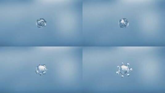 分散球玻色因玻尿酸面霜精华水高清在线视频素材下载