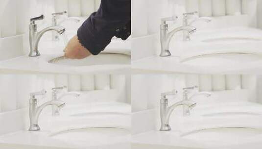 水龙头洗手高清在线视频素材下载