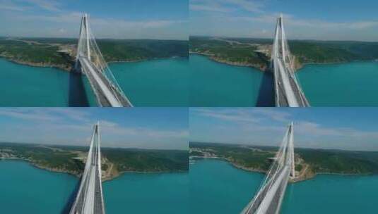 土耳其伊斯坦布尔桥高清在线视频素材下载