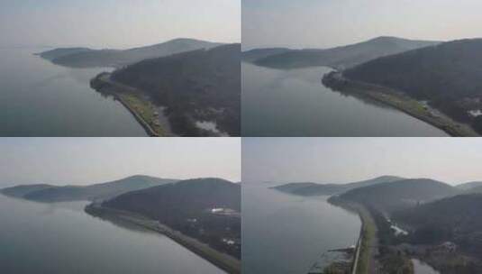 DJI_太湖航拍 水墨风景高清在线视频素材下载