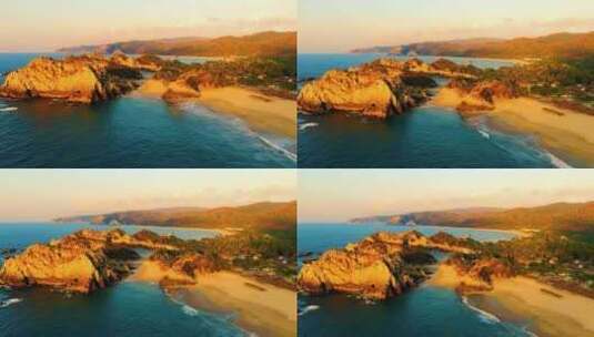 海边日落风景高清在线视频素材下载