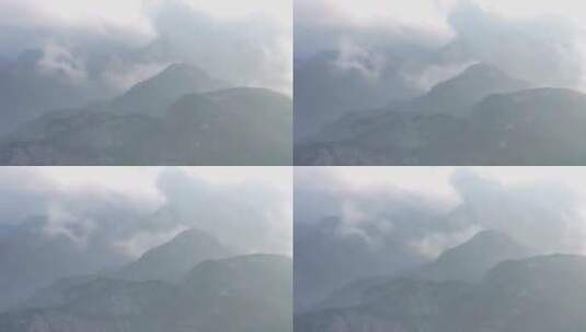 台风到来之前，泰山云雾翻腾，风起云涌高清在线视频素材下载
