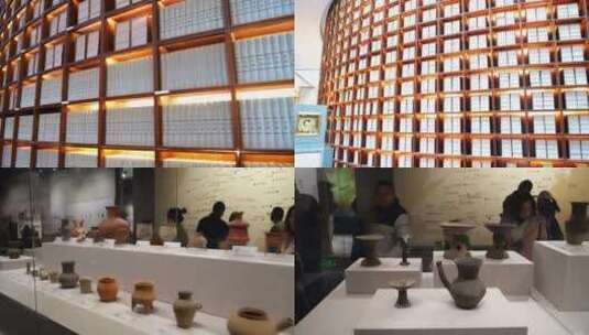 孔子博物馆 青铜器 文物高清在线视频素材下载