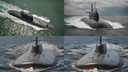 核动力潜艇高清在线视频素材下载