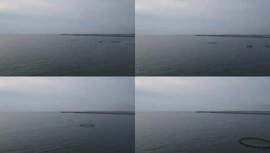徐闻港海峡轮渡汽车过海琼州海峡高清在线视频素材下载