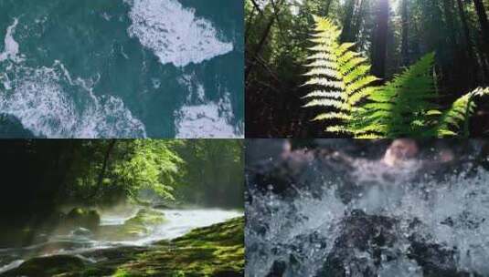 自然水、矿泉水广告高清在线视频素材下载