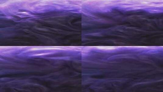 垂直闪光烟雾漩涡漆水紫色高清在线视频素材下载