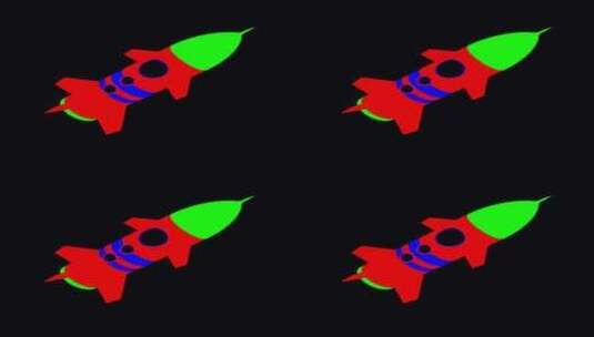 太空火箭高清在线视频素材下载