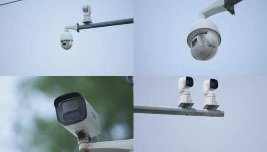 城市交通道路监控车辆监控摄像头抓拍高清在线视频素材下载