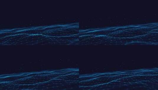 3D丛粒子发光连接线和点商业概念医学科学高清在线视频素材下载