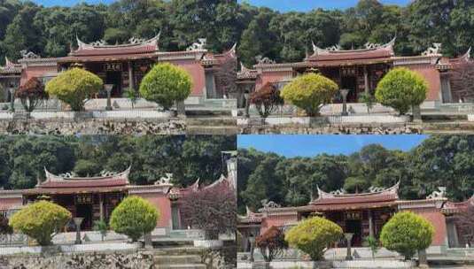 泉州南安昭惠庙实拍福建寺庙高清在线视频素材下载