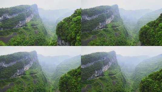 重庆武隆天生三桥景区高清在线视频素材下载