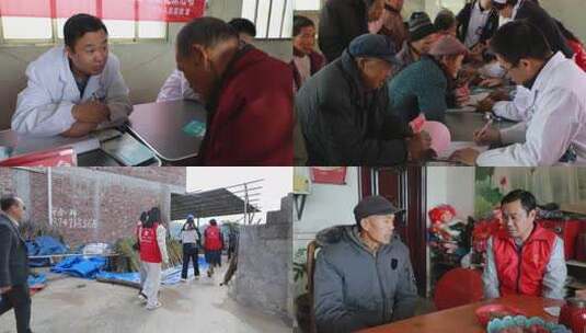 医院志愿者义诊高清在线视频素材下载