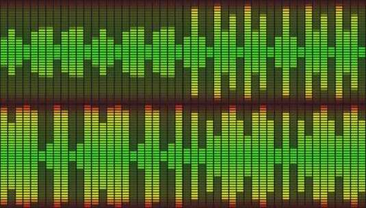 动感音乐波形图形均衡器LED背景高清在线视频素材下载