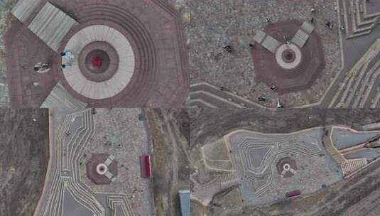 山西西侯度遗址高清在线视频素材下载