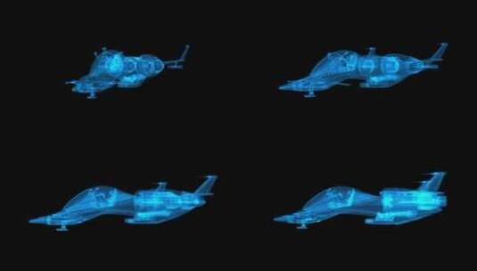 战斗机三维立体模型元素展示高清AE视频素材下载