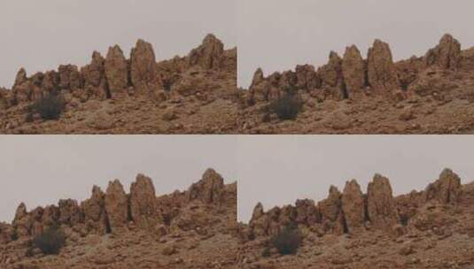 沙漠的岩石高清在线视频素材下载
