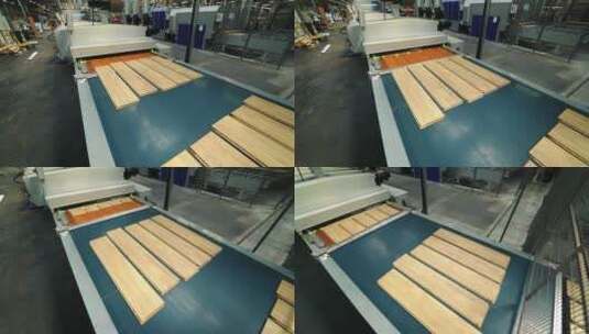 木地板生产技术高清在线视频素材下载