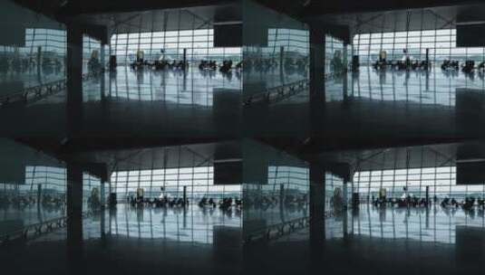 机场三号航站楼高清在线视频素材下载