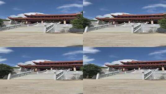 福建西来寺庙4K实拍视频高清在线视频素材下载