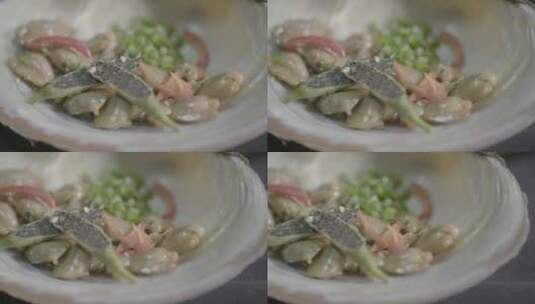 河蚌蚌肉美食高清在线视频素材下载