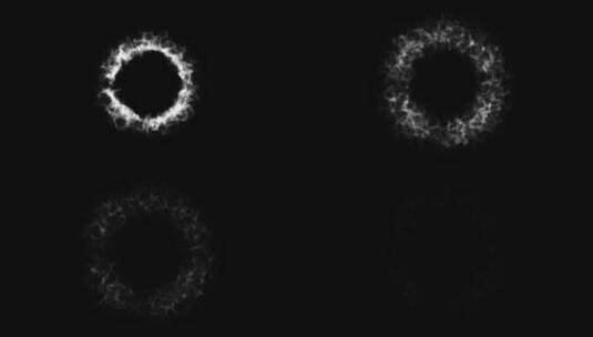白色圆圈烟雾喷射冲击扩散 (18)高清在线视频素材下载