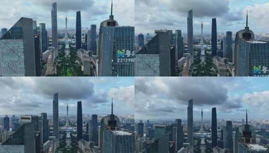 【正版素材】广州CBD城市中轴0008高清在线视频素材下载