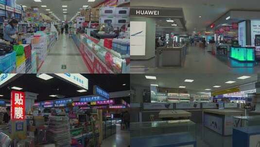 三好街数码商厦卖场现状高清在线视频素材下载