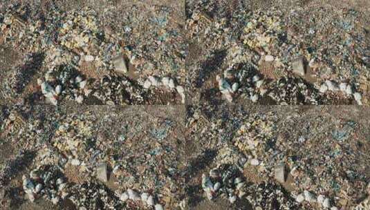 成堆的塑料垃圾造成的环境污染高清在线视频素材下载