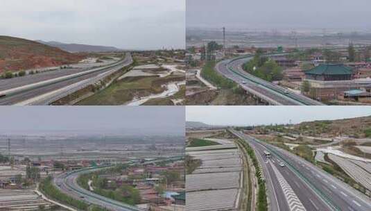 甘肃高速公路高清在线视频素材下载