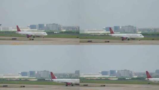 福建厦门高崎国际机场起飞的厦门航空的航班高清在线视频素材下载