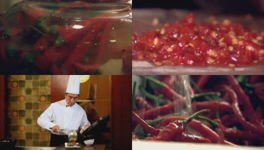 餐饮 美食 厨师 美食制作 美味 菜肴高清在线视频素材下载