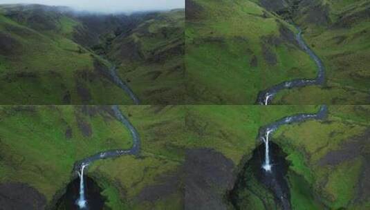 山涧瀑布流水高清在线视频素材下载