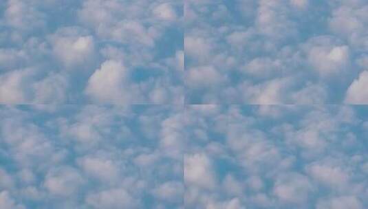 飞机上拍摄天空中的云层高清在线视频素材下载