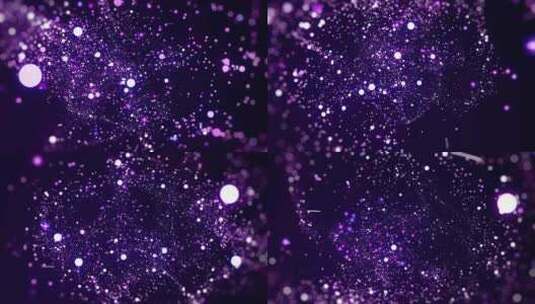 紫色星星光点背景高清在线视频素材下载