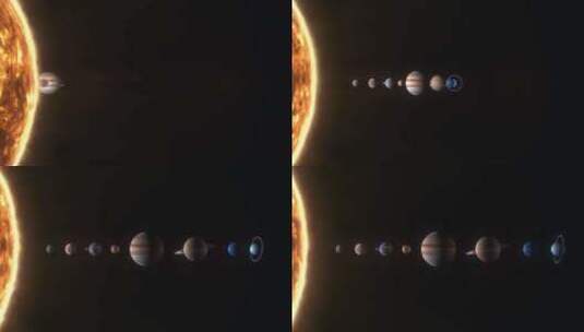 外太空星球星系高清在线视频素材下载